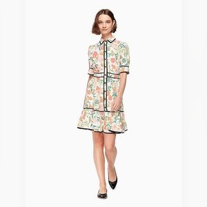 Kate Spade Picnic Perfect Blossom Shirtdress 12 NWOzt